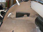 Restored 1941 Buick trunk compartment