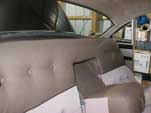 Rear seat area after installing new rear window